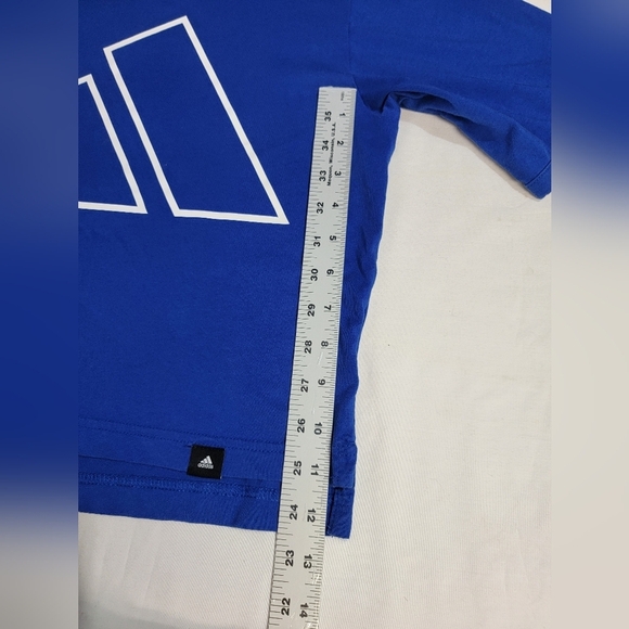 Adidas Womens Sport Core Athletic Crop T-shirt  Size XS - Picture 4 of 9